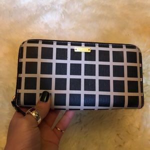 Kaye spade zip wallet